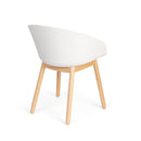 Hospitality furniture - Oak Legged Molded Dining Armchairs (2) - www.oroatrade.com
