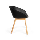 Hospitality furniture - Oak Legged Molded Dining Armchairs (2) - www.oroatrade.com