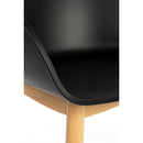 Hospitality furniture - Oak Legged Molded Dining Armchairs (2) - www.oroatrade.com