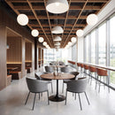Wooden Pedestal Dining Table | OROA Modern Opus | Oroatrade.com