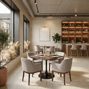 Wooden Pedestal Dining Table | OROA Modern Opus | Oroatrade.com