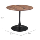Wooden Pedestal Dining Table | OROA Modern Opus | Oroatrade.com