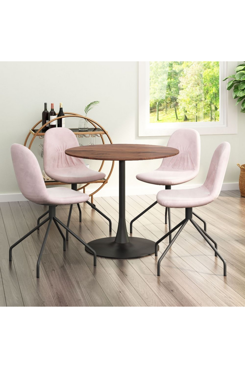 Wooden Pedestal Dining Table | OROA Modern Opus | Oroatrade.com