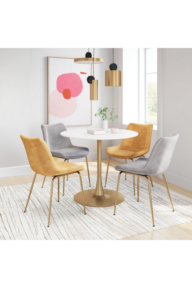 Round Pedestal Dining Table | OROA Modern Opus