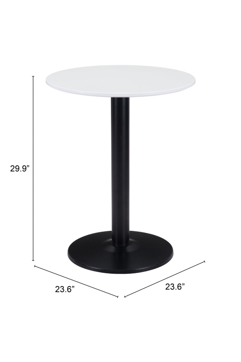 White Bistro Table | OROA Modern Alto