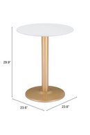 White Bistro Table | OROA Modern Alto