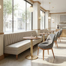 Brown Wooden Bistro Table | OROA Modern Alto | Oroatrade.com