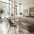 Brown Wooden Bistro Table | OROA Modern Alto | Oroatrade.com