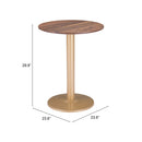 Brown Wooden Bistro Table | OROA Modern Alto | Oroatrade.com