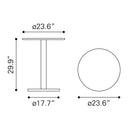 Brown Wooden Bistro Table | OROA Modern Alto | Oroatrade.com