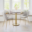 Brown Wooden Bistro Table | OROA Modern Alto | Oroatrade.com