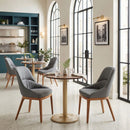 Brown Wooden Bistro Table | OROA Modern Alto | Oroatrade.com