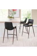 Leather Counter Stools (2) | OROA Modern Desi | Oroatrade.com