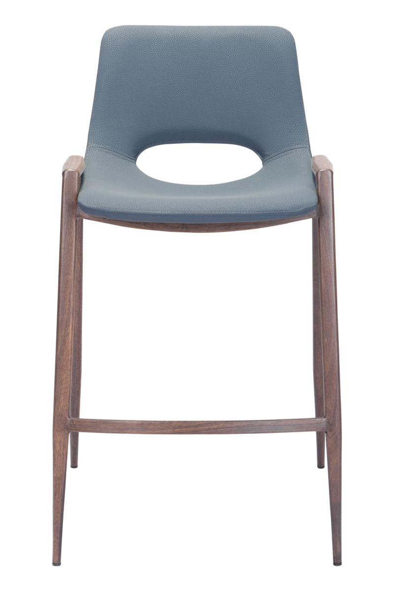 Leather Counter Stools (2) | OROA Modern Desi | Oroatrade.com