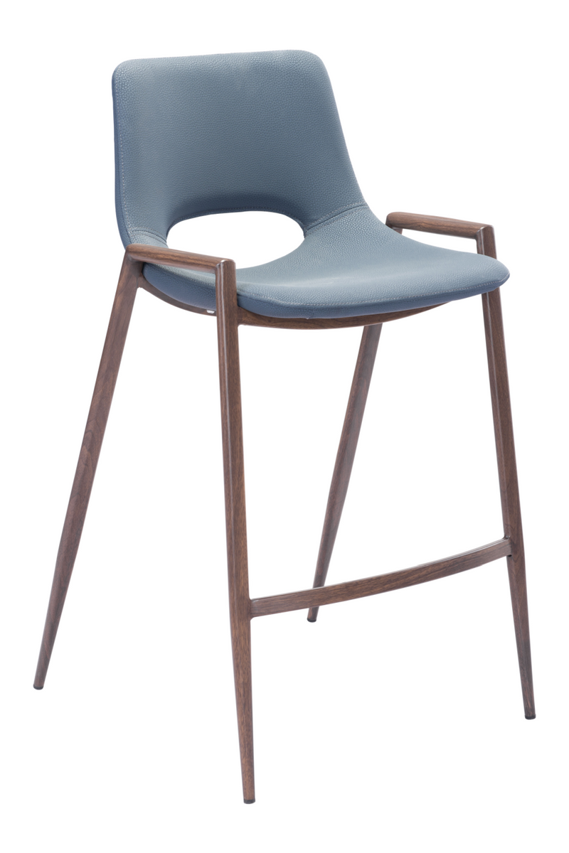 Leather Counter Stools (2) | OROA Modern Desi | Oroatrade.com