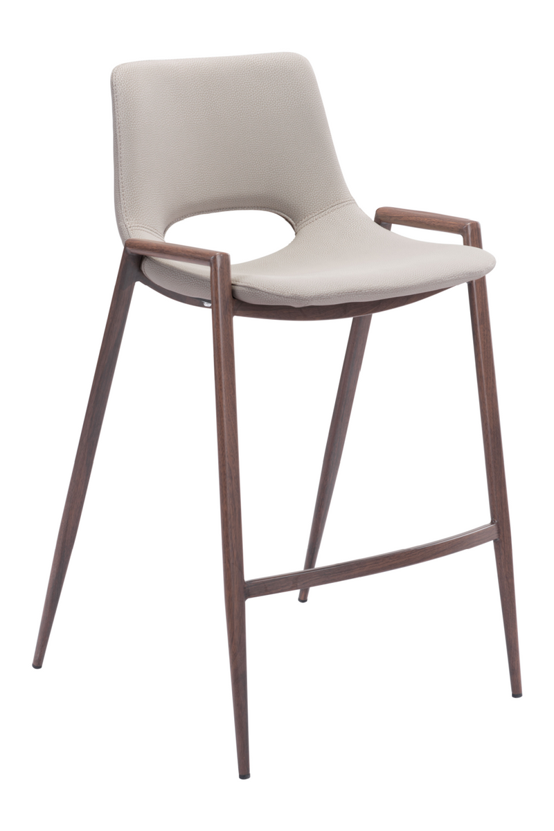 Leather Counter Stools (2) | OROA Modern Desi | Oroatrade.com