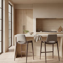 Leather Counter Stools (2) | OROA Modern Desi