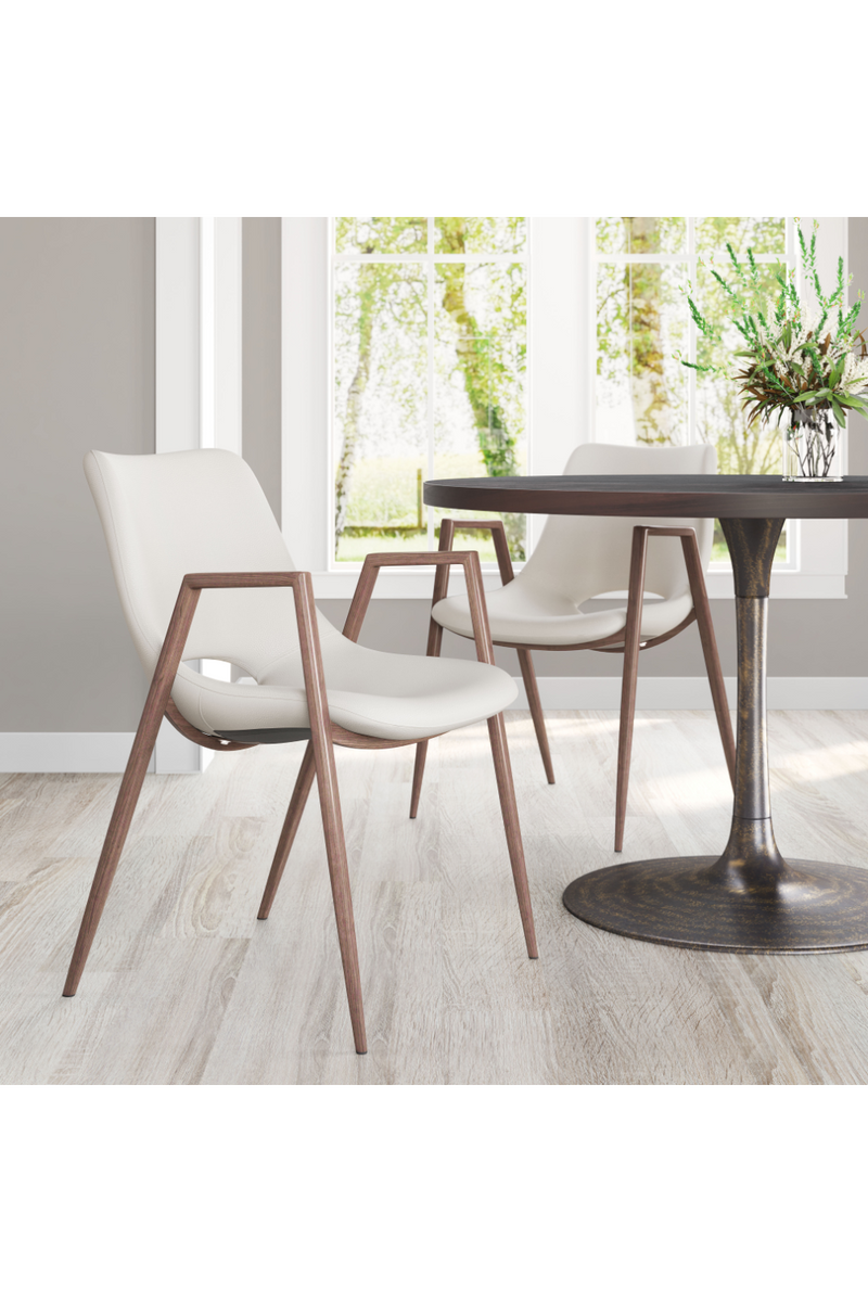 Leather Dining Chairs (2) | OROA Modern Desi | Oroatrade.com