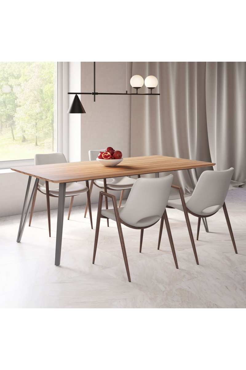 Leather Dining Chairs (2) | OROA Modern Desi | Oroatrade.com