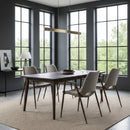 Leather Dining Chairs (2) | OROA Modern Desi | Oroatrade.com
