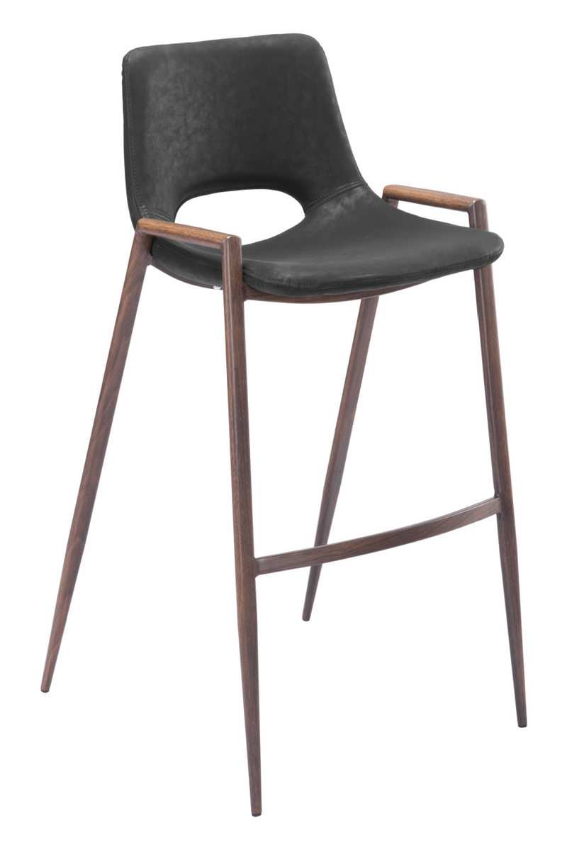 Leather Bar Stools (2) | OROA Modern Desi | Oroatrade.com