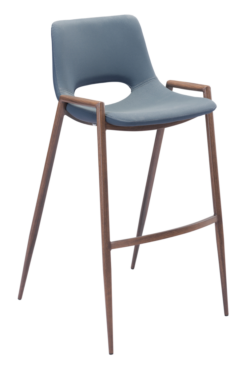Leather Bar Stools (2) | OROA Modern Desi | Oroatrade.com