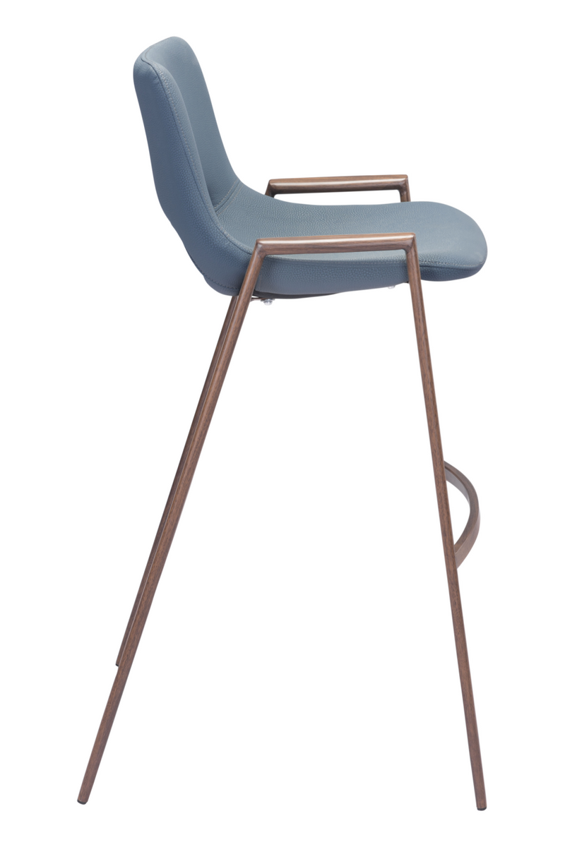 Leather Bar Stools (2) | OROA Modern Desi | Oroatrade.com