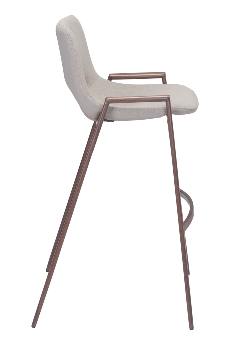 Leather Bar Stools (2) | OROA Modern Desi | Oroatrade.com
