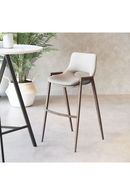 Leather Bar Stools (2) | OROA Modern Desi | Oroatrade.com