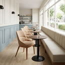 Brown Wooden Bistro Table | OROA Modern Alto | Oroatrade.com