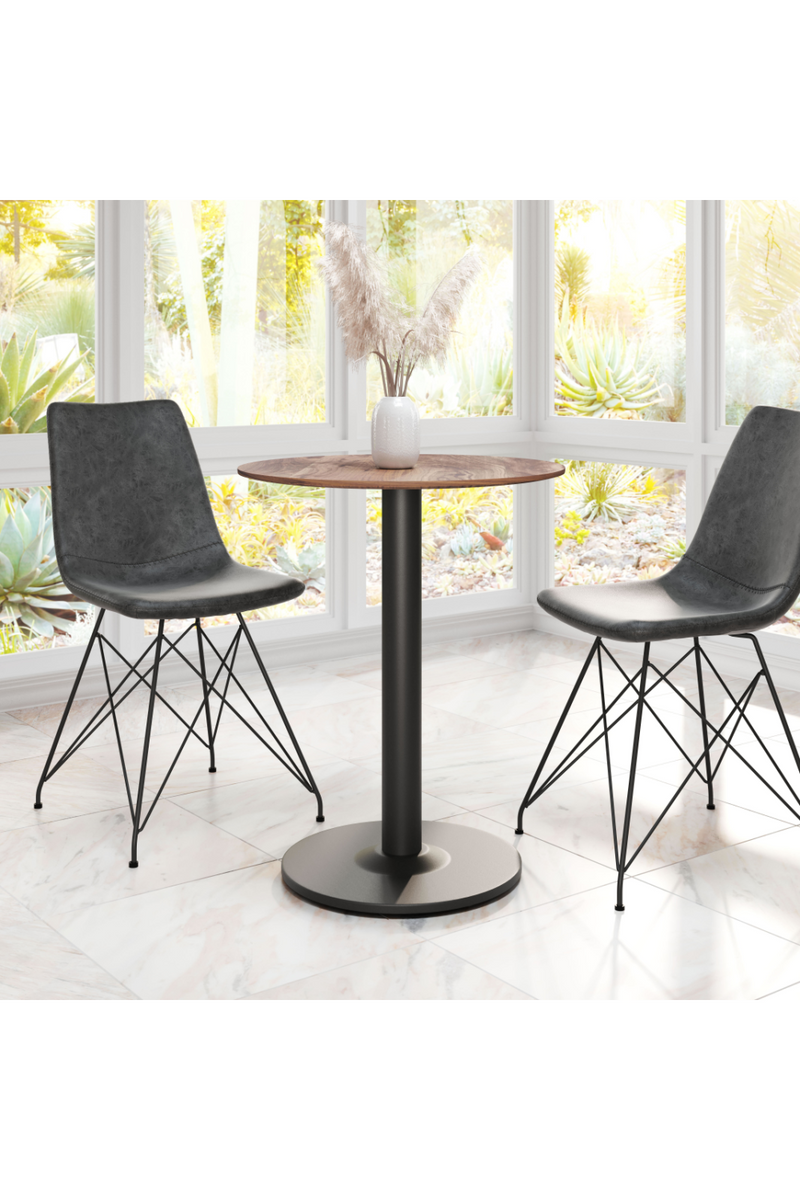 Brown Wooden Bistro Table | OROA Modern Alto | Oroatrade.com