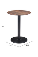 Brown Wooden Bistro Table | OROA Modern Alto | Oroatrade.com