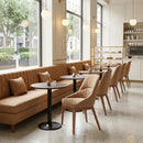 Brown Wooden Bistro Table | OROA Modern Alto | Oroatrade.com