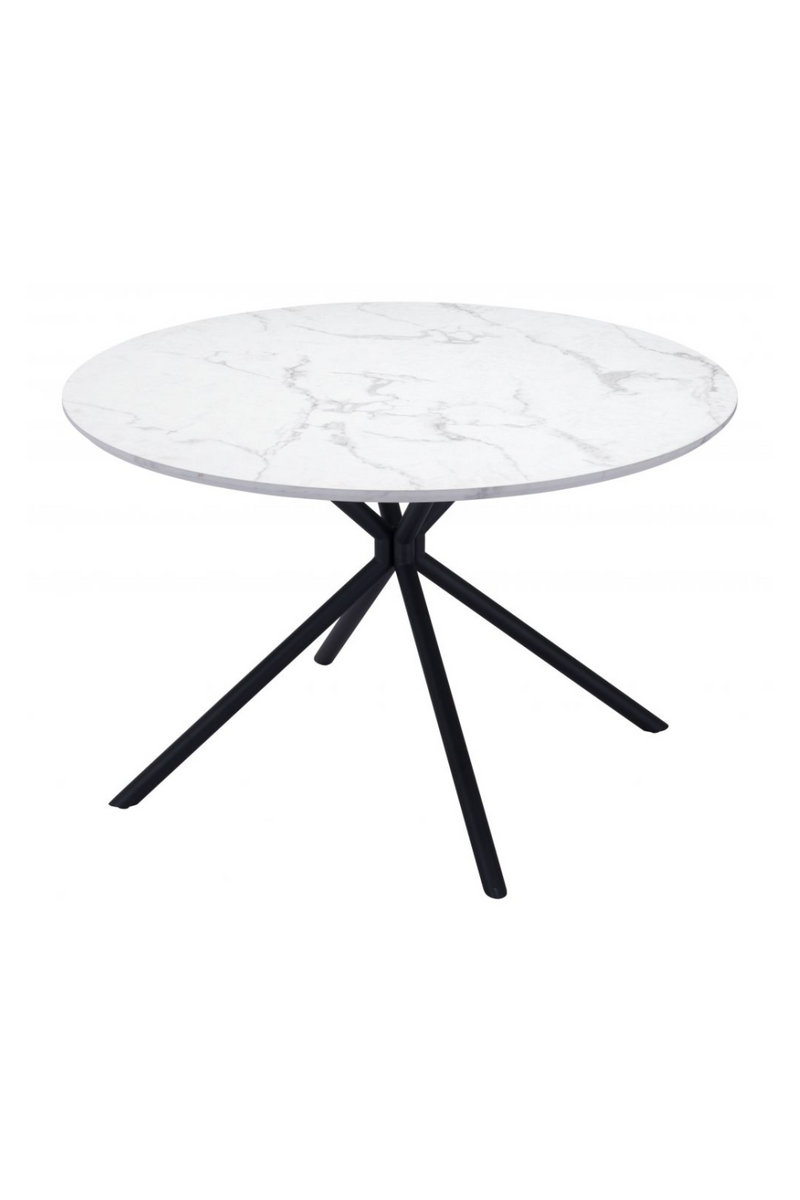 Round Marble Print Dining Table | OROA Modern Amiens | Oroatrade.com