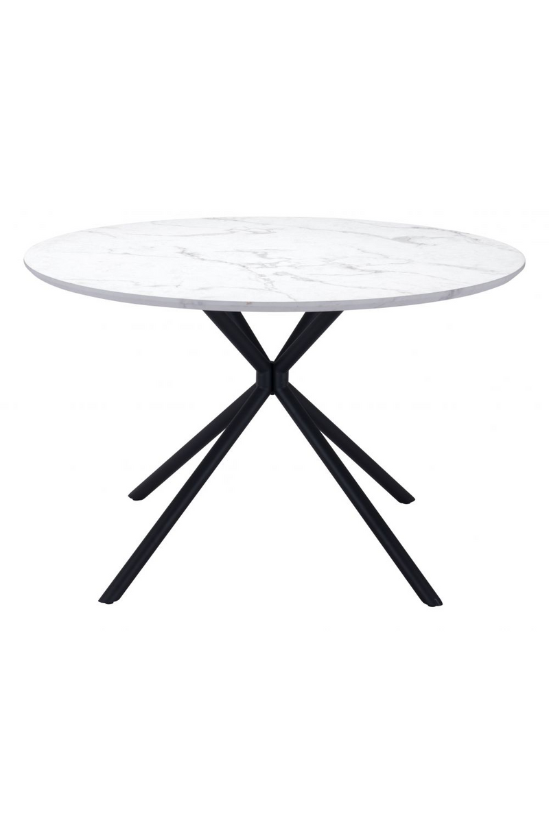 Round Marble Print Dining Table | OROA Modern Amiens | Oroatrade.com