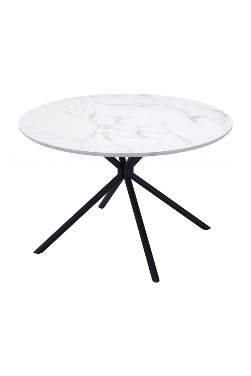 Round Marble Print Dining Table | OROA Modern Amiens | Oroatrade.com