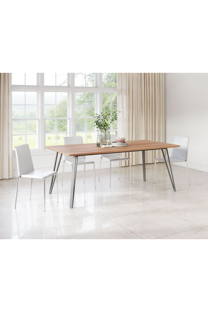 Wooden Rectangular Dining Table | OROA Modern Perpignan | Oroatrade.com