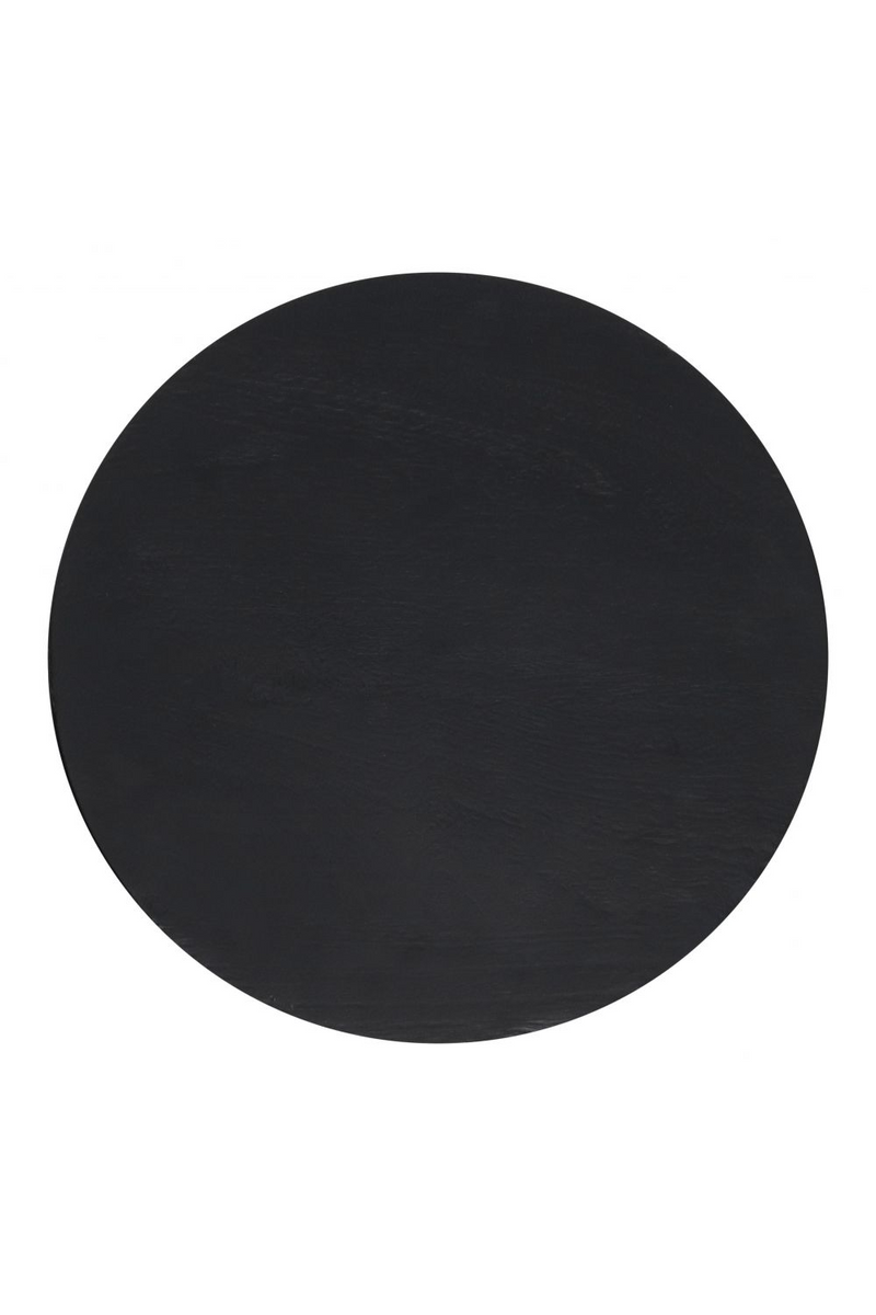 Black Wooden Hourglass Side Table | OROA Modern Wisdom | Oroatrade.com