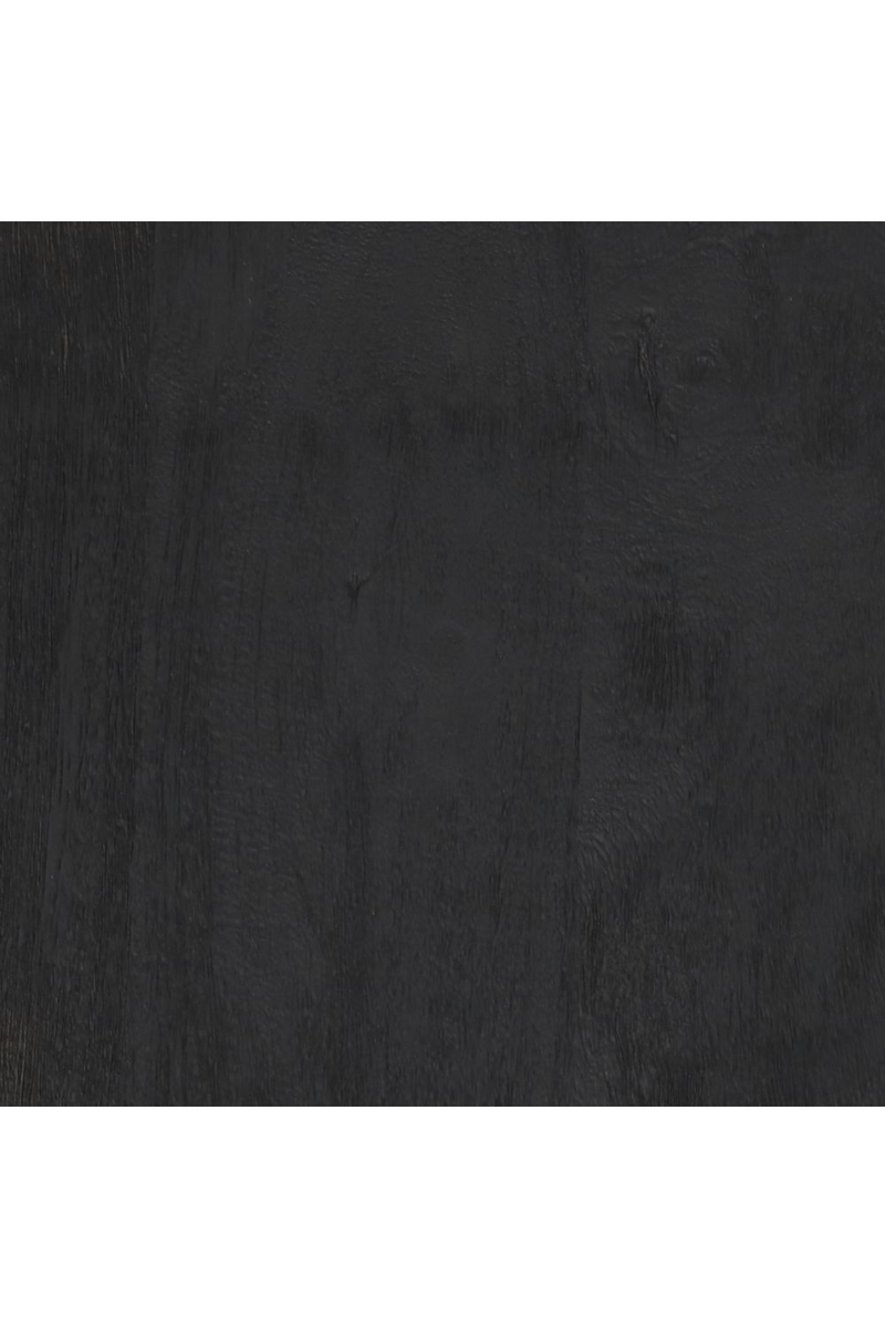 Black Wooden Hourglass Side Table | OROA Modern Wisdom | Oroatrade.com