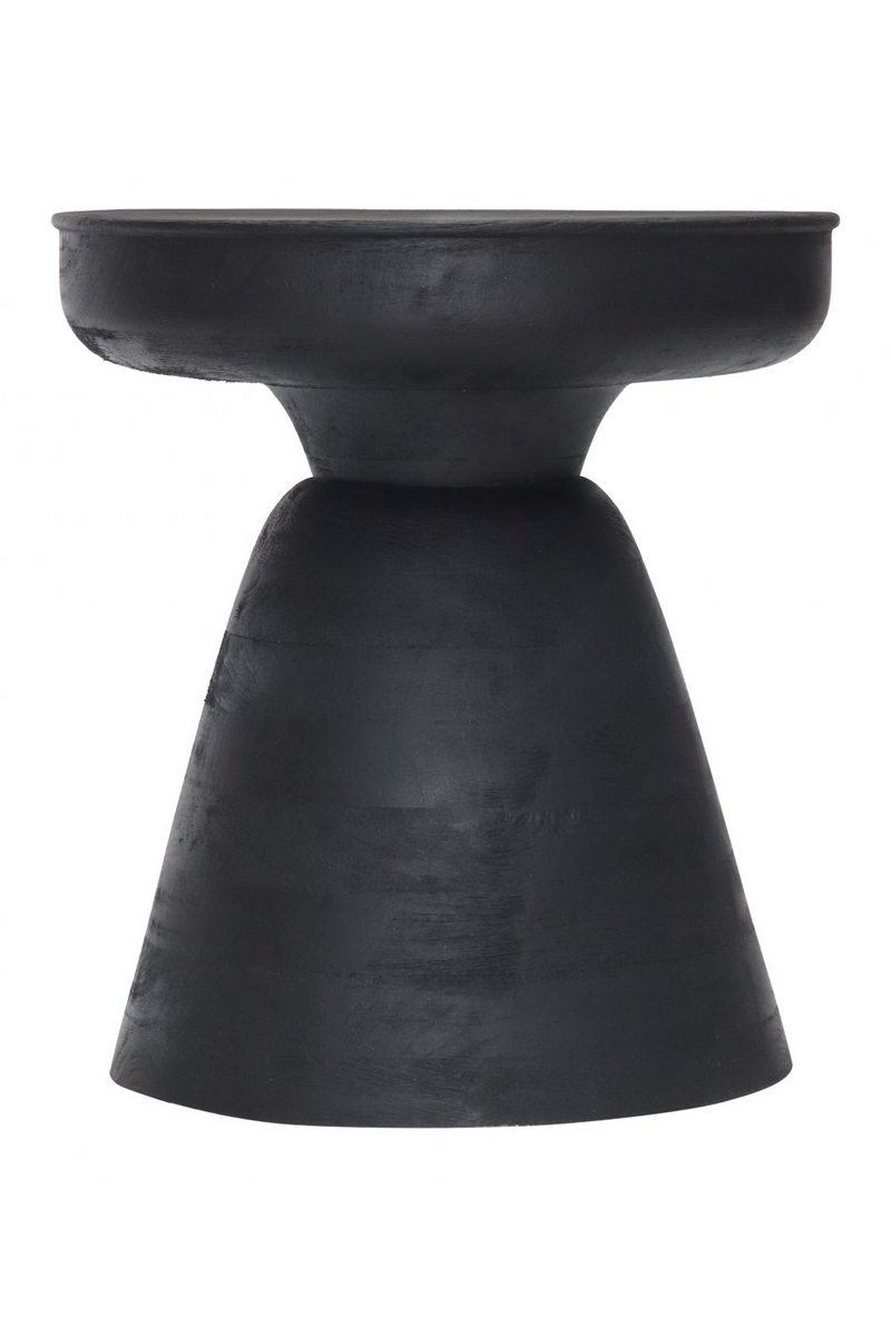 Black Mango Wood Side Table | OROA Modern Sage | Oroatrade.com