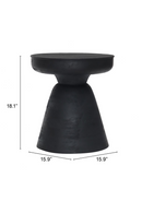 Black Mango Wood Side Table | OROA Modern Sage | Oroatrade.com