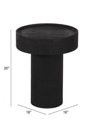 Black Wooden Side Table | OROA Modern Watson | Oroatrade.com