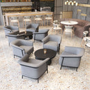 White Pedestal Dining Table | OROA Modern Phoenix | Oroatrade.com