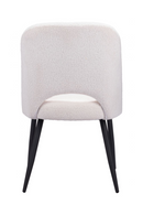 White Shearling Dining Chairs (2) | OROA Modern Teddy | Oroatrade.com