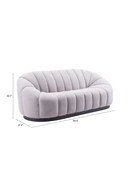 Shearling Channeled Sofa | OROA Modern Bhutan | Oroatrade.com