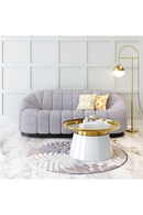 Shearling Channeled Sofa | OROA Modern Bhutan | Oroatrade.com