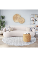 Cream Curved Sofa | OROA Modern Tibet | Oroatrade.com
