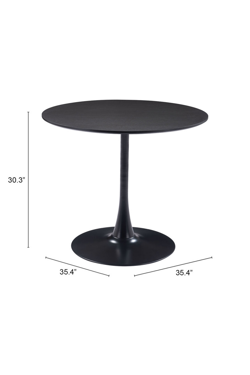 Wooden Pedestal Dining Table | OROA Modern Opus | Oroatrade.com