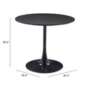 Wooden Pedestal Dining Table | OROA Modern Opus | Oroatrade.com