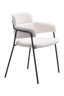 Shearling Style Dining Chairs (2) | OROA Modern Marcel | Oroatrade.com